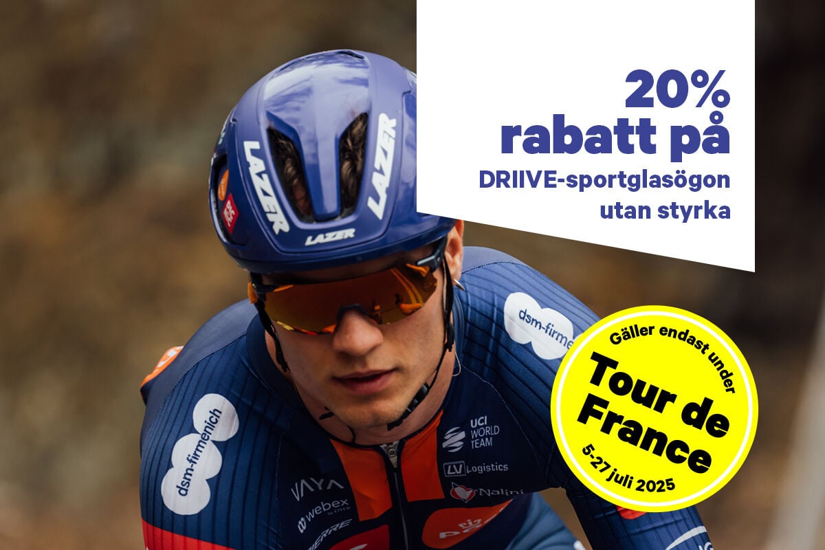 20% rabatt på sportglasögon utan styrka hos Direkt Optik 20% rabatt på sportglasögon utan styrka hos Direkt Optik